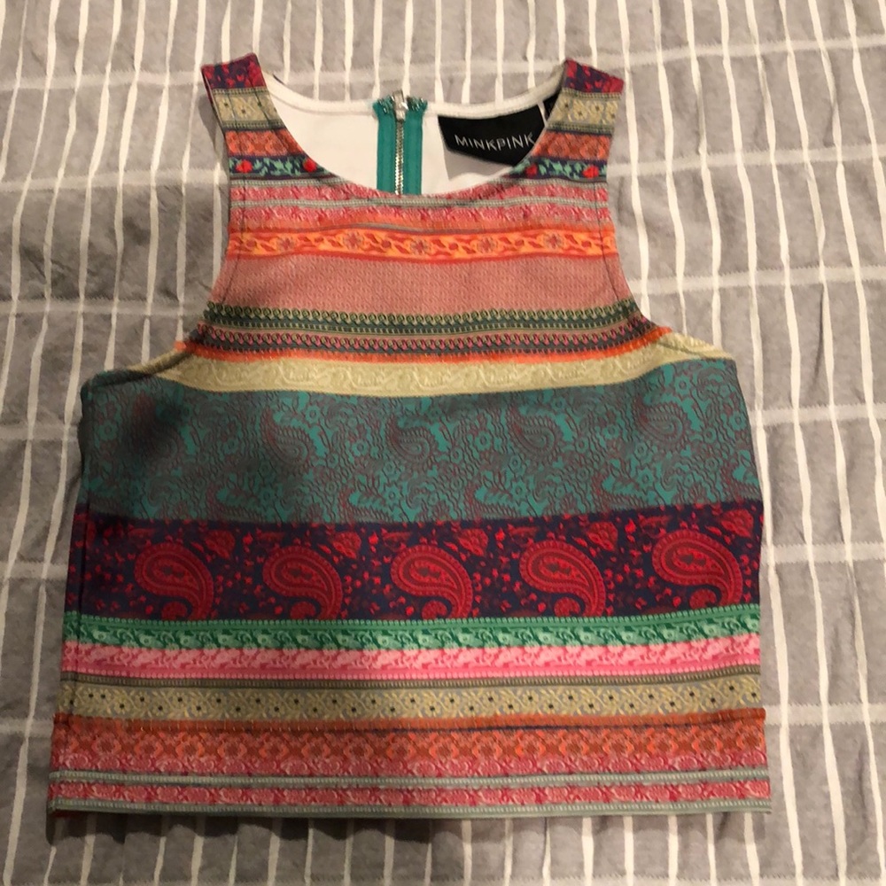 MINKPINK Multi color crop top